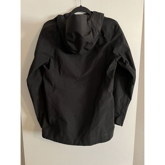 Patagonia Jacket Womens Black Windsweep Hoody H2No Nylon Size XS Soft Shell - Picture 2 of 3